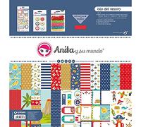 Anita y su mundo Isla del Tesoro Kit Scrapbooking, Multicolor, 30,5x30,5cm, 5