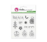 Anita y su Mundo accesorios felices fiestas, Silicona, Surtido, 11 (37010348)