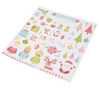 Anita y Su Mundo Colección En Navidad Papeles de Scrapbooking, Paper, Recortables, 30.5 x 30.5 cm