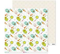 Anita y Su Mundo Colección Mis Recetas Papeles de Scrapbooking, Paper, Carnes, 30.5 x 30.5 cm