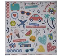 Anita y Su Mundo Colección Momentos Papeles de Scrapbooking, Paper, Tiras, 30.5 x 30.5 cm