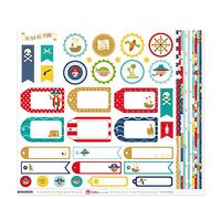 Pack 13 Papeles Decorados Isla Del Tesoro Fsc Anita