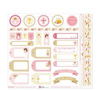 Anita y Su Mundo Pack 13 Papeles Scrapbooking Colección Primera Comunión 12X12 Pulgadas, Rosa