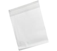 anitas - 120 x 120 mm Bolsa de Tarjeta de plástico con 25 mm Borde, 50 Unidades, Transparente