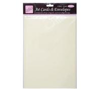 Anita's ANT 1517001 - Juego de tarjetas en blanco y sobres (A4, 4 unidades), color crema