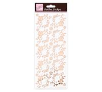 Anita's ANT 810288 - Adhesivo para scrapbooking, color oro rosa sobre blanco, talla única