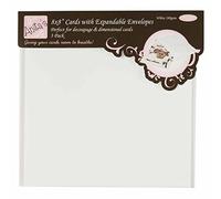 Anitas - Pack de 3 Tarjetas y Sobres expansibles (20,32 x 20,32 cm, 280 g/m²), Multicolor