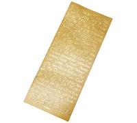 Anita's Pegatinas de Contorno, Mensajes relativos, Dorados, para álbumes de Recortes, Tarjetas, Juegos de niños, tareas, Arte, Manualidades, Adornos, decoración, Papel, Tarjeta, Vidrio, Metal,