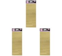 Anitas - Pegatinas de contorno, números pequeños, dorados, para álbumes de recortes, tarjetas, juegos infantiles, tareas, arte, manualidades, adornos, papel, tarjetas, vidrio, metal, plástico, espuma