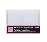 Anitas Timeless - Juego de Tarjetas y Sobres (50 Unidades, A6), diseño Perlado