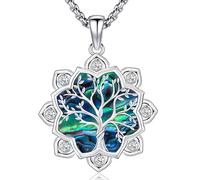 Aniu Collar Árbol de la Vida Plata de Ley 925 para Mujer, Colgante Árbol de la Vida con Circón, Collar Plata Árbol de la Vida Joyería Árbol de la Vida para Mujer Niñas