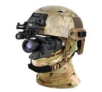 ANIUXIAOGE - Gafas monoculares de visión nocturna digital de grado militar PVS-14, dispositivo montado en la cabeza, telescopio de visión nocturna IR para caza, transparente, blanco, negro