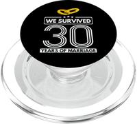 Aniversario de Bodas - Sobrevivimos 30 años de Matrimonio PopSockets PopGrip para MagSafe