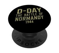 Aniversario del Día D Homenaje al desembarco de Normandía 1944 6 de junio PopSockets PopGrip Intercambiable