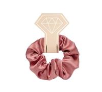 Aniyan Scrunchies - Juego de coleteros de satén para mujer, alta calidad, elásticos, para cola de caballo, satén de primera calidad, color rosa oscuro