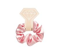 Aniyan Scrunchies - Juego de coleteros de satén para mujer, alta calidad, elásticos, para cola de caballo, satén de primera calidad, color rosa claro