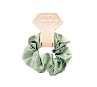 Aniyan Scrunchies - Juego de coleteros de satén para mujer, alta calidad, elásticos, para cola de caballo, satén de primera calidad, color verde