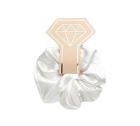 Aniyan Scrunchies - Juego de coleteros de satén para mujer, alta calidad, elásticos, para cola de caballo, satén de primera calidad, color blanco