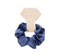Aniyan Scrunchies - Juego de gomas elásticas para el pelo para mujer, de satén de alta calidad, color azul real