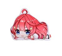 Anjinguang Almohada de peluche para abrazar, muñeca de peluche de peluche con impresión 3D, personajes de anime The Quintessential Quintuplets Nakano Itsuki de felpa suave, cojín de almohada de felpa