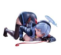 Anjinguang Amau Ako Figura estatua - 7 cm estilo uniforme anime figura de acción de postura acostada escultura juego personaje PVC escritorio figura decoración coleccionable