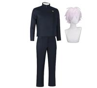 Anjinguang Gojo Satoru - Disfraz de cosplay de anime JJK, conjunto completo de kimono para Halloween, Navidad, fiesta temática