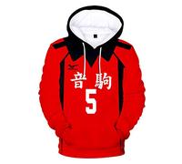 Anjinguang Haikyuu - Sudadera con capucha Aoba Johsai para niños, jóvenes y adultos, impresión 3D Aoba Johsai Oikawa Tooru Cosplay Traje de cosplay para niños y niñas, sudadera de anime japonés
