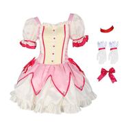 Anjinguang KanameMadoka - Disfraz de cosplay de anime, uniforme completo, disfraz de Halloween, carnaval, fiesta para mujer