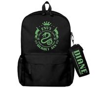 Anjinguang Los Siete Pecados Capitales - mochila escolar anime impresa en 3D, mochila grande de estudiante con estuche para lápices, bolsa de viaje para ordenador adolescentes