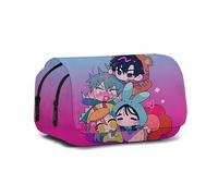 Anjinguang Luka - Estuche para lápices de anime Till/Ivan con estampado de dibujos animados, gran capacidad, doble capa, con cremallera, estuche para estudiantes, bolsa de regalo, Tipo 10, 22x12x9cm