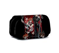 Anjinguang Luka - Estuche para lápices de anime Till/Ivan con estampado de dibujos animados, gran capacidad, doble capa, con cremallera, estuche para estudiantes, bolsa de regalo, Tipo 6, 22x12x9cm