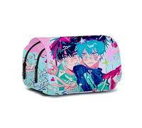 Anjinguang Luka - Estuche para lápices de anime Till/Ivan con estampado de dibujos animados, gran capacidad, doble capa, con cremallera, estuche para estudiantes, bolsa de regalo, Tipo 15, 22x12x9cm
