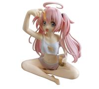 Anjinguang Milim Nava - Figura de anime Manga That Time I Got Reincarnated as a Slime, estatua de PVC con postura sentada, adorno coleccionable (12 cm)