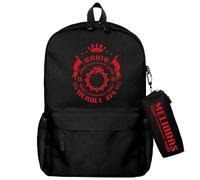 Anjinguang The Seven Deadly Sins - Mochila escolar de anime con impresión 3D, mochila grande para estudiantes, con bolsa para lápices, bolsa de viaje para computadora, hombres, mujeres y adolescentes,