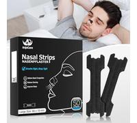 AnjoCare 50pz Tiras Nasales, Tiras Nasales Extrafuertes para Dejar de Roncar y Aliviar la Congestión Nasal, Tiras Nasales Anti Ronquidos que Ayudan a Respirar para un Mejor Sueño Nocturno