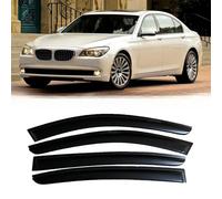 AnJWen Deflectores de Aire para BMW 7 Series F02 2009-2015 Lwb，Deflectores de Viento, Cortavientos Ventana Coche Accesorios para Coches