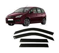 AnJWen Deflectores de Aire para Ford Focus C-MAX 2003-2007(Europe)，Deflectores de Viento, Cortavientos Ventana Coche Accesorios para Coches