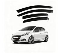 AnJWen Deflectores de Aire para Peugeot 208 2012-2019，Deflectores de Viento, Cortavientos Ventana Coche Accesorios para Coches
