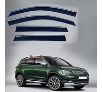 AnJWen Deflectores de Aire para Skoda Karoq MK1-NU7 2018 2019 2020 2021 2022 2023,Deflectores de Viento, Cortavientos Ventana Coche, Integrados