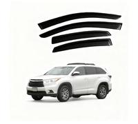 AnJWen Deflectores de Aire para Toyota Highlander 2014-2019，Deflectores de Viento, Cortavientos Ventana Coche Accesorios para Coches