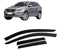 AnJWen Deflectores de Aire para Volvo XC60 2008-2017，Deflectores de Viento, Cortavientos Ventana Coche Accesorios para Coches