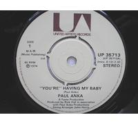 Anka, Paul - Anka, Paul You're Having My Baby 7" United Artists UP35713 EX 1974