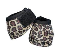 Ankaier Botas de Campana de Caballo, Botas de Campana para Caballos, protección balística, 2 Unidades (Leopardo, Mediano)