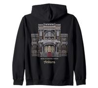 Ankara, Museo de Arte, Dibujo a Mano, Turquía Sudadera con Capucha