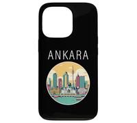 Ankara Turquía paisaje Art Deco Carcasa para iPhone 13 Pro