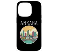 Ankara Turquía paisaje Art Deco Carcasa para iPhone 14 Pro