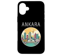 Ankara Turquía paisaje Art Deco Carcasa para iPhone 16 Plus