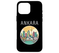 Ankara Turquía paisaje Art Deco Carcasa para iPhone 16 Pro Max