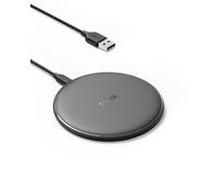 Anker 313 Cargador inalámbrico Pad, Qi Certificado 10W MAX para iPhone Serie 14 & 13, SE 2020, 12, AirPods Pro 2 (Adaptador de Corriente no Incluido, No Compatible con MagSafe Carga Magnético)