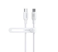 Anker 543 Cable USB C a USB C (240W 90cm), Cable de carga ecológico de base Biológica USB 2.0 para MacBook Pro 2020, iPad Pro 2020, iPad Air 4, Samsung Galaxy S21 y más (Blanco Aurora)